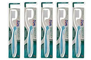 AJAY TOOTHBRUSH Sensitive+ Manual Toothbrush (Pack of 10)