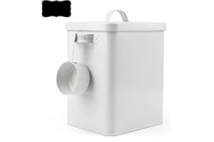 Comius Sharp 6 l tvättmedel, förvaringslåda, tvättpulver, förvaringslåda med doseringssked, metalltvättpulverlåda för foderfö