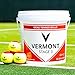 Produktbild Vermont Mini Red Tennisball - Stufe 3 Tennisball - ITF genehmigt - 36-Ball Eimer - 75% langsamer als ein normaler Ball - Haltbarer Filz - Jede Court-Oberfläche [Net World Sports]