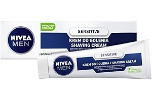 ‎NIVEA NIVEA MEN Sensitive Łagodzący krem do golenia dla mężczyzn z rumiankiem, 100 ml