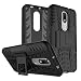 Kaira Hard Armor Hybrid Rubber Bumper Flip Stand Rugged Back Case Cover for Motorola Moto M (Black) RS.249.00