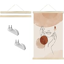 4 Cornici Magnetiche Per Poster A3 - Legno Naturale - Appendiposter Senza Chiodi - Ideale Per Decorazioni - Foto 7