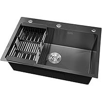 Lavello Cucina Acciaio Inox 304 - 1 Vasca 55x45cm Con Accessori - Foto 8