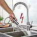 Produktbild BONADE Ausziehbare Niederdruck Küchenarmatur mit Brause 360° drehbare Niederdruckarmatur aus 304 Edelstahl Armatur Wasserhahn Spültisch Mischbatterie Küche Spüle