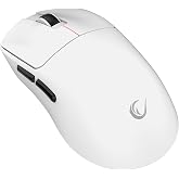Rampage CLAX 60 Gram Kablosuz Ultra Hafif Şarjlı 3311 Sensor 24000 DPI 3311 Sensor Gaming Oyuncu Mouse (Beyaz)