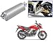 Auto Pearl Premium Quality High Performance Bike Exhaust Muffler Silencer Triangle Silver For - Honda CB Unicorn RS.2899.00