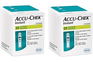 ACCUCHEK BUYFARMA PROMO PACK - 2X Roche Accu Chek Instant - 50 Strisce Reattive per la Misurazione della Glicemia + OMAGGIO A SORPRESA