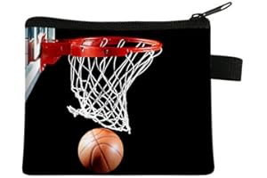 Sanfly Football Basket-Ball Porte-Monnaie Mignon Casque Sac Petit Sac à Main Portefeuille Dessins animés pour Enfants Motif Fans Adolescents Cadeau d'anniversaire