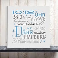 Geburtsbild Geburtsdatenbild Geburtsanzeige Elias