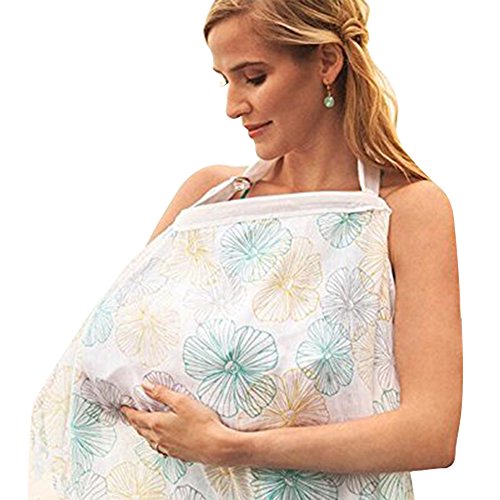 Stilltuch Stillschürze Schal für Diskretes Stillen von EarthSave, Baby Nursing Cover Stilvoll und elegant