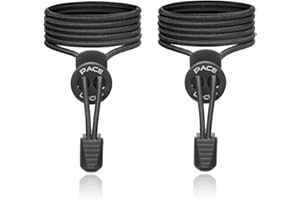 ALPHAPACE PACE LOCKS Lacci delle Scarpe Elastici Autobloccanti 120cm, Lacci delle Scarpe Senza Nodi, Chiusura Facile, Chiusura Rapida per Scarpe da Sport, Bambini e Anziani