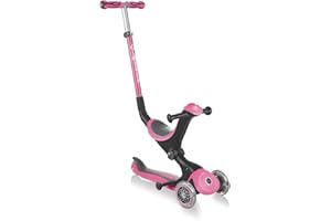 Globber - GO•UP Deluxe - Trottinette évolutive à 3 Roues avec siège pour Les Enfants âgés de 15m+ à 6 Ans +