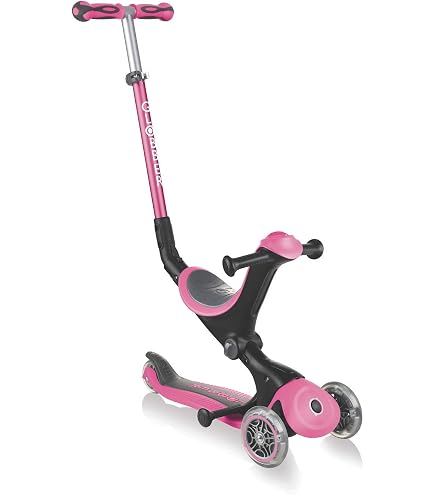 Globber Go Up Active Lights 360° Folding 3-in-1 Scooter with Colour LED Wheels Mint | Smyths Toys Ireland