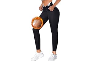 LIPIODOL Pantalon de Yoga, Legging Anti Cellulite Fort Compression Thermique, Legging Minceur, Taille Ajustable, btenir Ventre Plat, Entraînement Fitness Exercice Collants