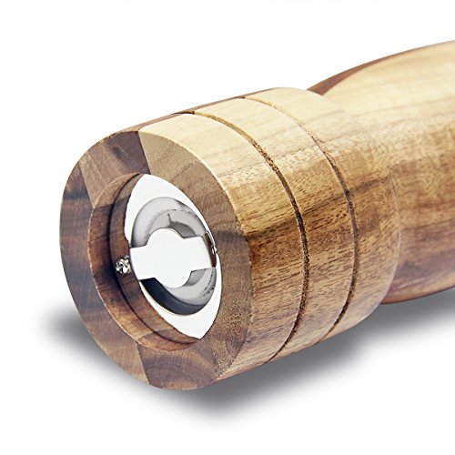 Signstek Salz/Pfeffermühle Gewürzemühle aus Holz 12 Inch - 6
