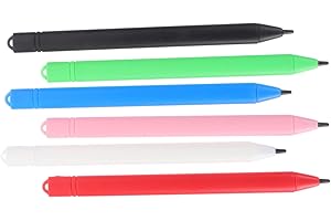 Uonlytech 6 Pièces Stylo à Dessin LCD Jouets en Vrac pour Enfants stylos de Conseil d'affichage à Cristaux liquides Tablette d'écriture LCD pour Enfants Ordinateurs Portables Stylo à Peindre
