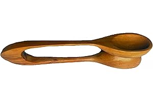 Terrapin Trading Ltd Ethische Musical Holzloffel Traditionelle Rhythmusinstrument Trommel Folk Maraca