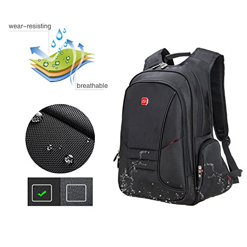 Soarpop BB4347MBK Geschfts Laptop Rucksack 15 6 Schwarze