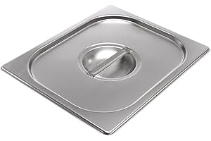 ALLPAX Couvercle pour récipient GN 1/2 en acier inoxydable, sans découpe de cuillère