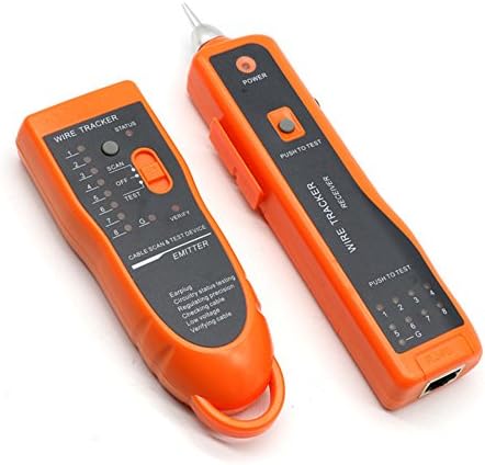 USUN XQ-350 Handheld RJ11 RJ45 Telephone Wire Tracker Network Cable Tester LAN Cable RJ Tracker Toner Tracer Tester