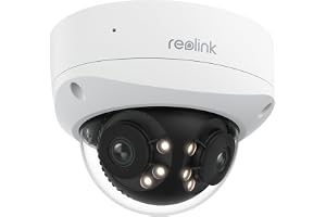Reolink 4K 8MP Övervakningskamera Utomhus PoE, 180° Dual-Lens IP Camera PoE