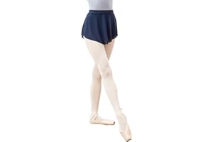 Phoeswan Ballet Skirt for Women, Pull on Elastic Waist Dance Skirt, Soft Mesh Adult Ballet Skirt for Dancing, Ice Skating
