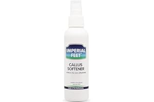‎IMPERIAL FEET Imperial Feet Hornhautentferner Flüssigkeit-Extra starke Formel gegen harte Haut-Feuchtigkeitsspendend, weichmachend und abgestorbene Hautentferner für die Füße-Reparaturcreme für rissige Fersen-75 ML