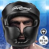 kopfschutz boxen sinnvoll ⭐⭐⭐⭐⭐ Größe S Physionics Kopfschutz für Boxtraining oder -Kampf - Boxhelm für Kampfsport, MMA, Boxen, Kickboxen & Sparring, Größe S (55-56cm), in Schwarz - Schutzhelm