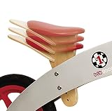 Janod 4503240 – Racing Laufrad verstellbarer Sitz von 39 bis 44 cm, rot - 3