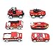 Produktbild Qwinout 6pcs/Set Toy Construction Vehicles Scale1:64 Alloy Mini Car Children's Toy Diecast Collection RC Car Truck Vehicle Model Kids (Type 1)