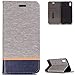 Produktbild FNBK iPhone XS Max Hülle Leder,iPhone XS Max Handyhülle Grau,Dünne Handyhülle Tasche Retro Denim Muster Starke Magnetische Automatische Absaugung Luxus Slim PU Leder Wallet Case Schutz Flip Case Cover Buchstil Holster Klapphülle SchutzHülle mit Ständer Funktion Kartenschlitz Weich Silikon Cover Schale Handyhülle für iPhone XS Max 6.5"