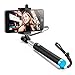 Anker Selfie Stick Selfie-Stangen Ausfahrbar [ohne Akku] Kabelgebunden Stab für iPhone 6s 6 5, Galaxy, Nexus und andere Smartphones (Schwarz)