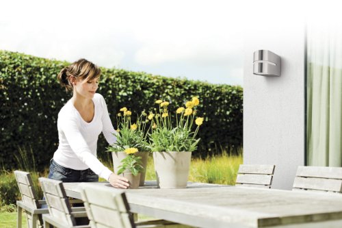 Philips myGarden 169284716 Hazel Wandleuchte, 20W, Edelstahl - 4