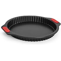6 Stück Geriffelte Tartepfannen Mit Abnehmbarem Boden – Antihaftbeschichtet, 12.7 Cm, Für Quiches & Kuchen