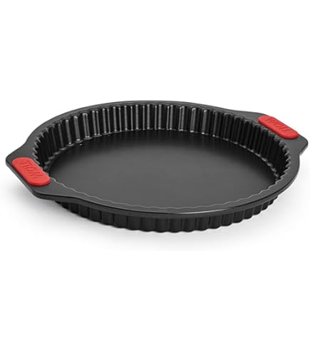 Yamteck Keramik-Kuchenform 25x5cm - Tiefe Backform Für Pies & Quiches Mit Antihaft