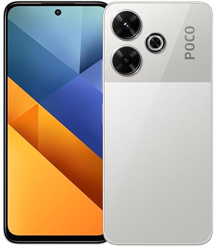 POCO M6 8GB+256GB シルバー Xiaomi POCO M6 8GB/256GB Silver (Silver) Dual SIM : Amazon