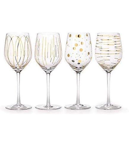Lot De 6 Verres à Vin Arya 38cl Or - Secret De Gourmet Élégance Et Praticité