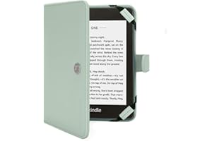 TECHGEAR Miętowa zieleń Kindle etui folio ze skóry PU z zapięciem magnetycznym stworzone dla czytników e-booków Amazon Kindle 12. - 4. generacji (2024-2011) i Kindle Paperwhite z ekranem 15.2 cm