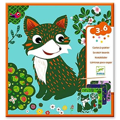 Djeco Cartes à gratter Petites bêtes - Djeco
