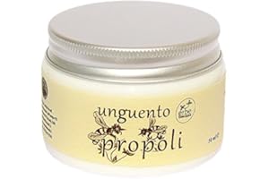 ERBE TOSCANE Unguento BIO Propoli – Ottimo per Viso, Collo e Décolleté – Puro Concentrato di Natura – Prodotto a mano in Toscana (50 ML)