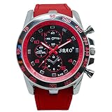 NEEKY Fitnessarmband mit, Armband, Herren Smartwatch,Sportuhren, Stoppuhren,Edelstahl-Luxussport-analoge Quarz-moderne Mann-Art- und Weisearmbanduhr BK