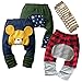 Kubeer 4pc 0-3T Baby Kid Pants Children Boy Infant Legging Tights Trousers Cloth