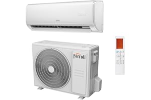 ZUKBEN Ferroli Climatizzatore Monosplit Giada S Inverter 12000 btu R32 Wi-Fi Classe A++
