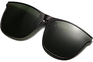 Long Keeper Polarisierte Sonnenbrille Clip für Brillenträger - Sonnenbrille Zum Aufstecken Polarisiert, Sonnenbrillen Aufsatz Brille Damen Herren