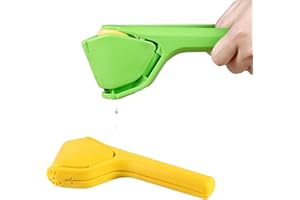 Telidif 2 Pcs Folding Lemon Juicer, Citrus Squeezer for Lemon & Orange, Hand Juicer, Fold-Up Design, Space-Saving Manual Lemon Squeezer, Easy-to-Cleanr, Durable & Lightweight Citrus Press for Kitchen