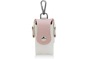 ‎AFITLULU AfitLulu Small Golf Bag for Men and Women, PU Leather Ultralight Golf Bag with Clip Hook for 2 Golf Balls, Portable Golf Club Bag, Lightweight Golf Bag with Magnetic Snap Closure