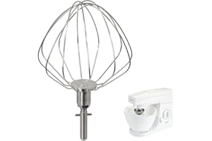 UTIZ Fouet ballon mélangeur pour Kenwood KM200 A900CHEF, Chef Sense, KAT51.000SS Type KM001 KVC30 KVC50 KVC51 KVC65 KVC70 KVC85 (Fouet mélangeur alimentaire)