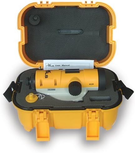 PLS Laser PLS-60425 PLS24X Automatic Optical Level, Yellow by Pacific Laser Systems