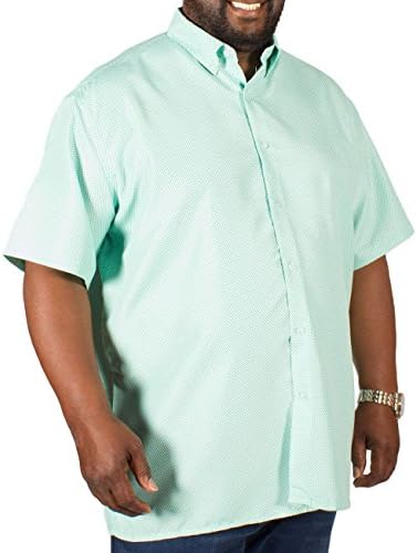 Fitzgerald Big Mens Patrick Polka Dot Shirt Mint-4XL