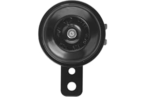 SHINEKOO Klaxon universel pour moto, 12 V, 105 dB, étanche, signal électrique, pour scooter, moto, tricycle, Pocket Bike, scooter, ATV, etc.